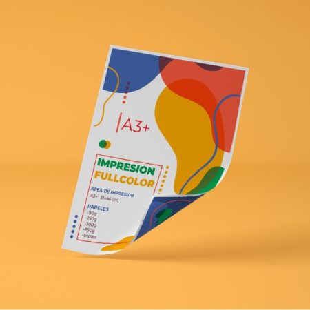 Bajadas fullcolor en papel
