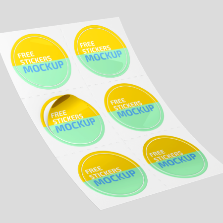 Sticker redondos en planchas (papel y opp)